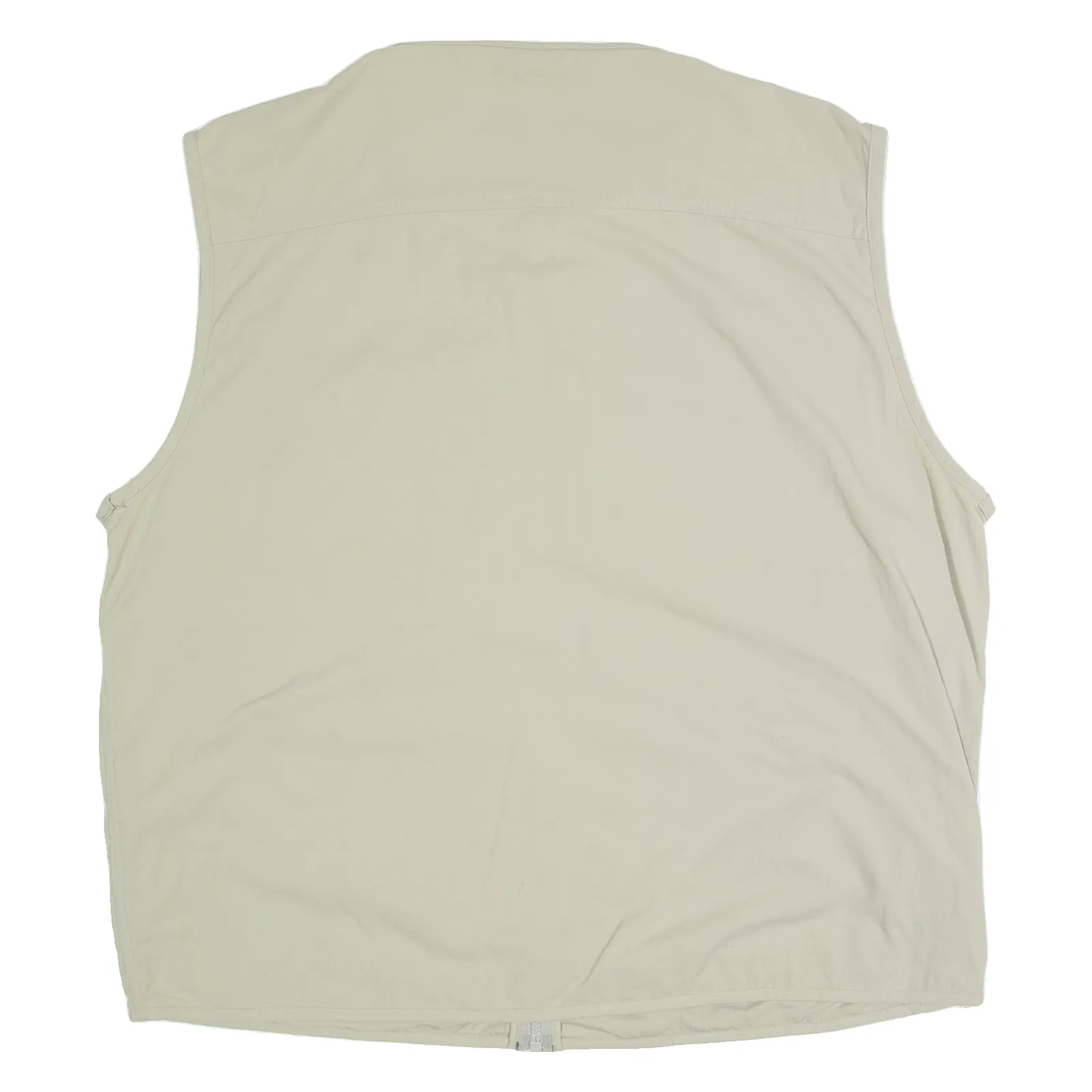 5 CONTINENTS Utility Mens Gilet Beige XL