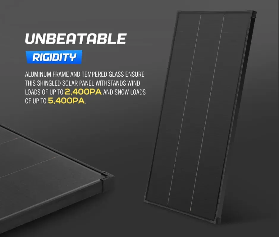 Atem Power 12v Shingled Mono Bifacial Solar Panel | 130W