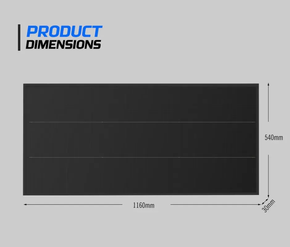 Atem Power 12v Shingled Mono Bifacial Solar Panel | 130W