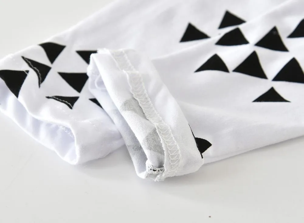 Baby Clothing Set Here Comes Trouble Long Sleeved T-shirt Pants 2 Pcs