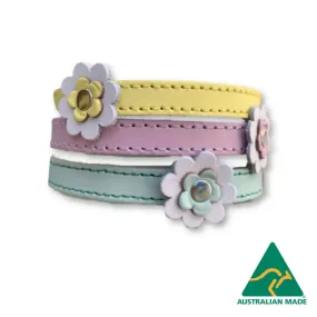 DOGUE Gelato Flower Leather Cat Collar