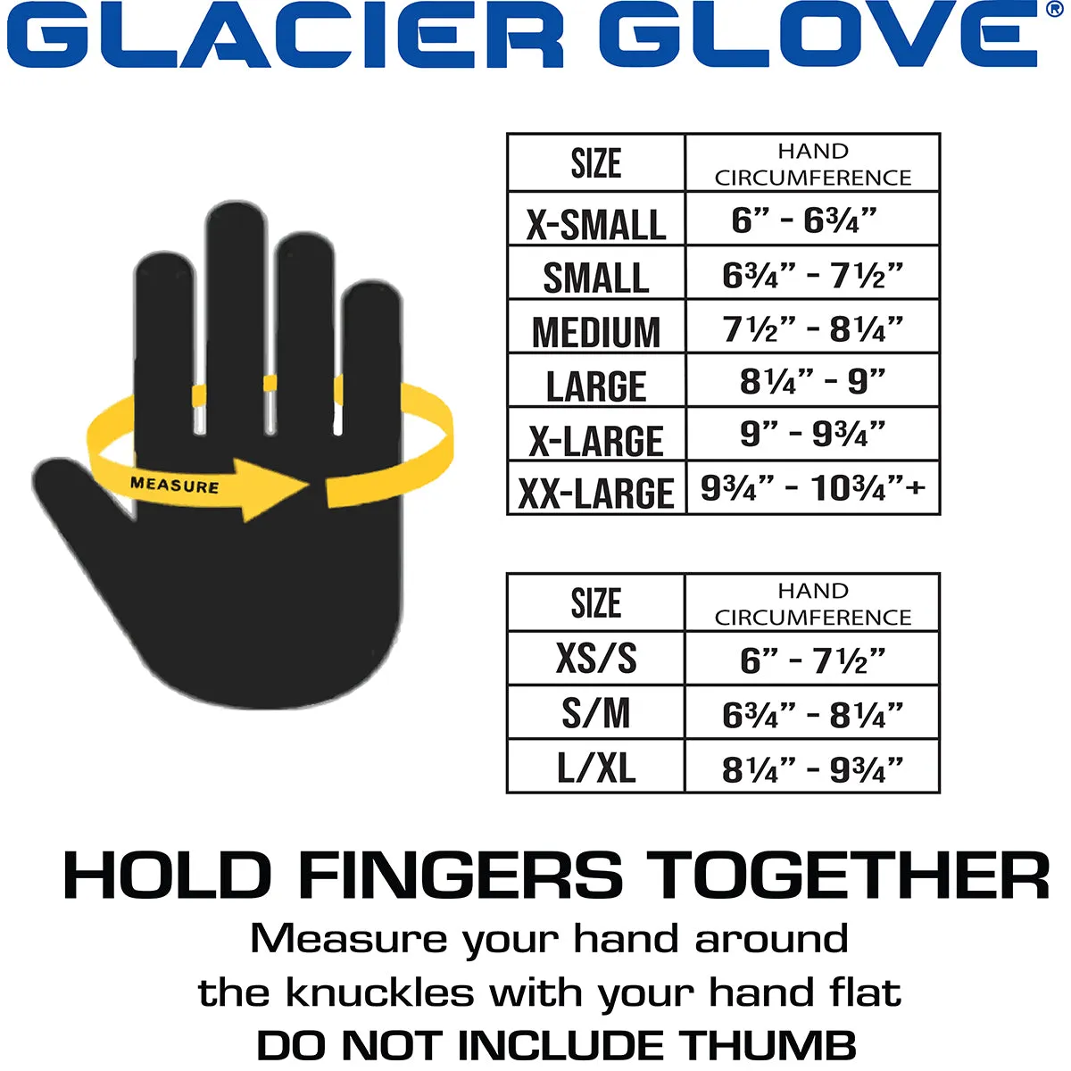 Glacier Glove Alaska River Series Flip Mitts - Black