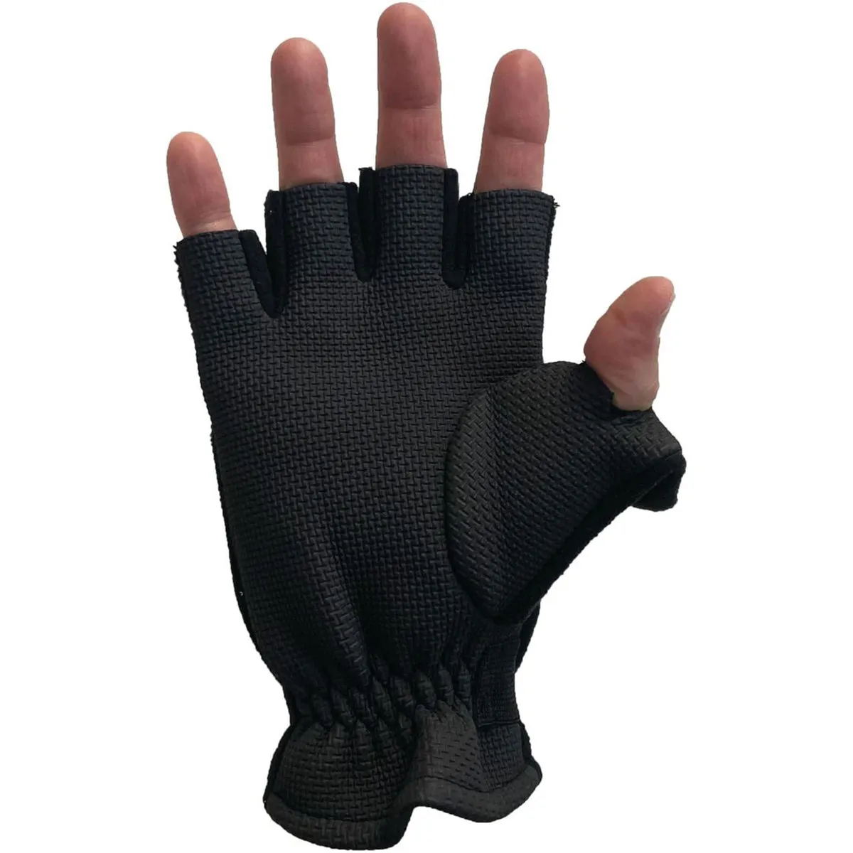 Glacier Glove Alaska River Series Flip Mitts - Black