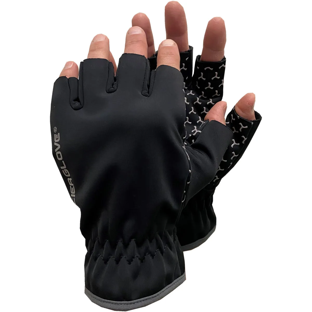 Glacier Glove Cold River Fingerless Softshell Gloves - Black