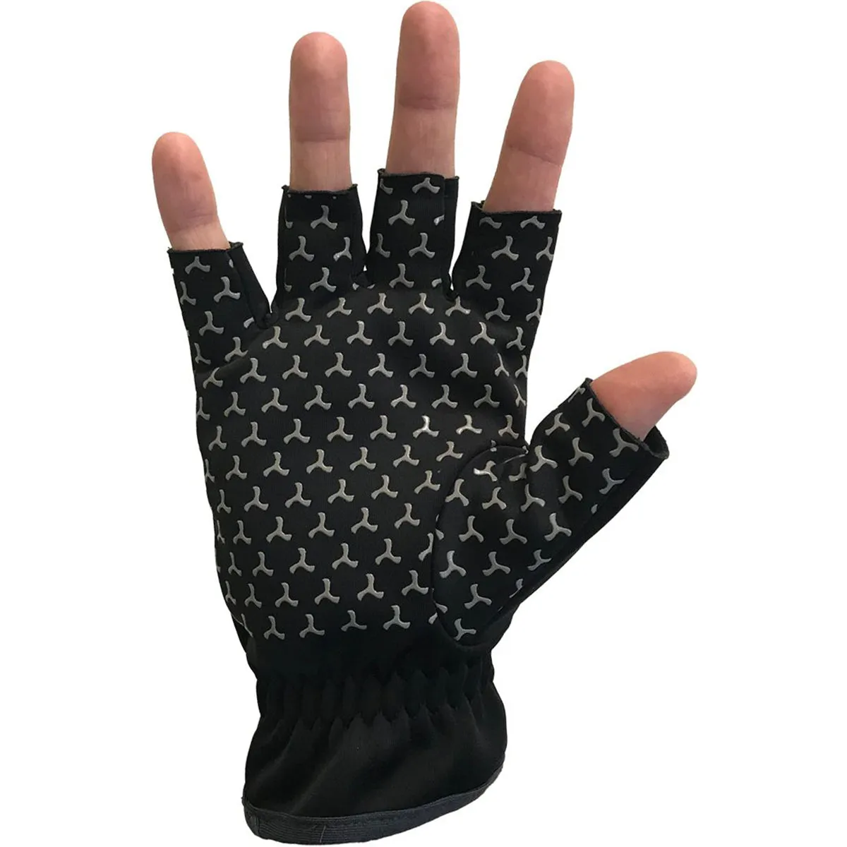 Glacier Glove Cold River Fingerless Softshell Gloves - Black
