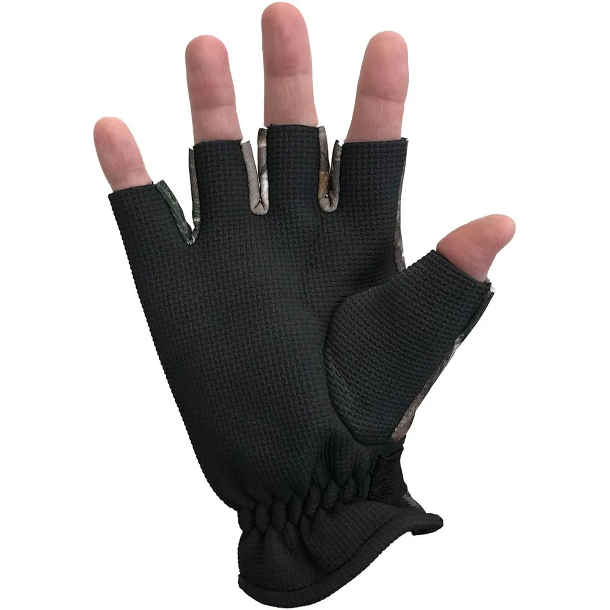 Glacier Glove Midweight Pro Hunter Windproof Fingerless Gloves - Realtree Camo