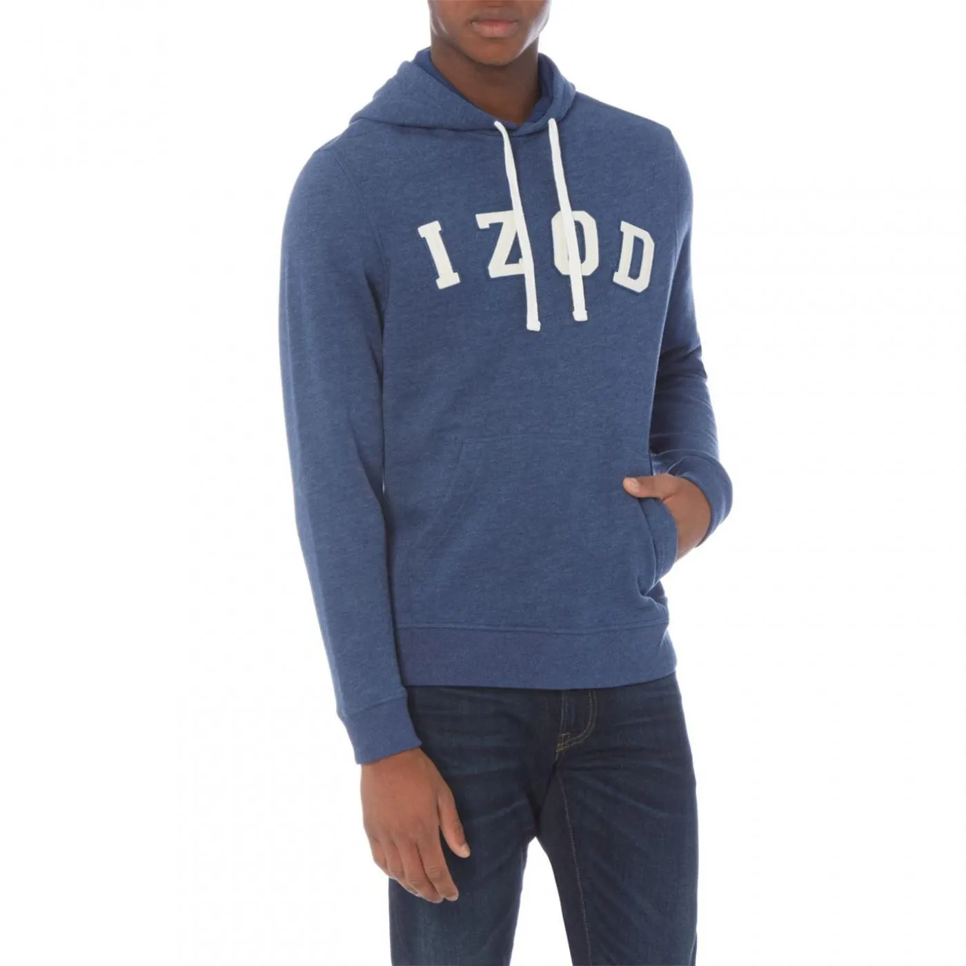 Izod Logo Mens Hoodie Top