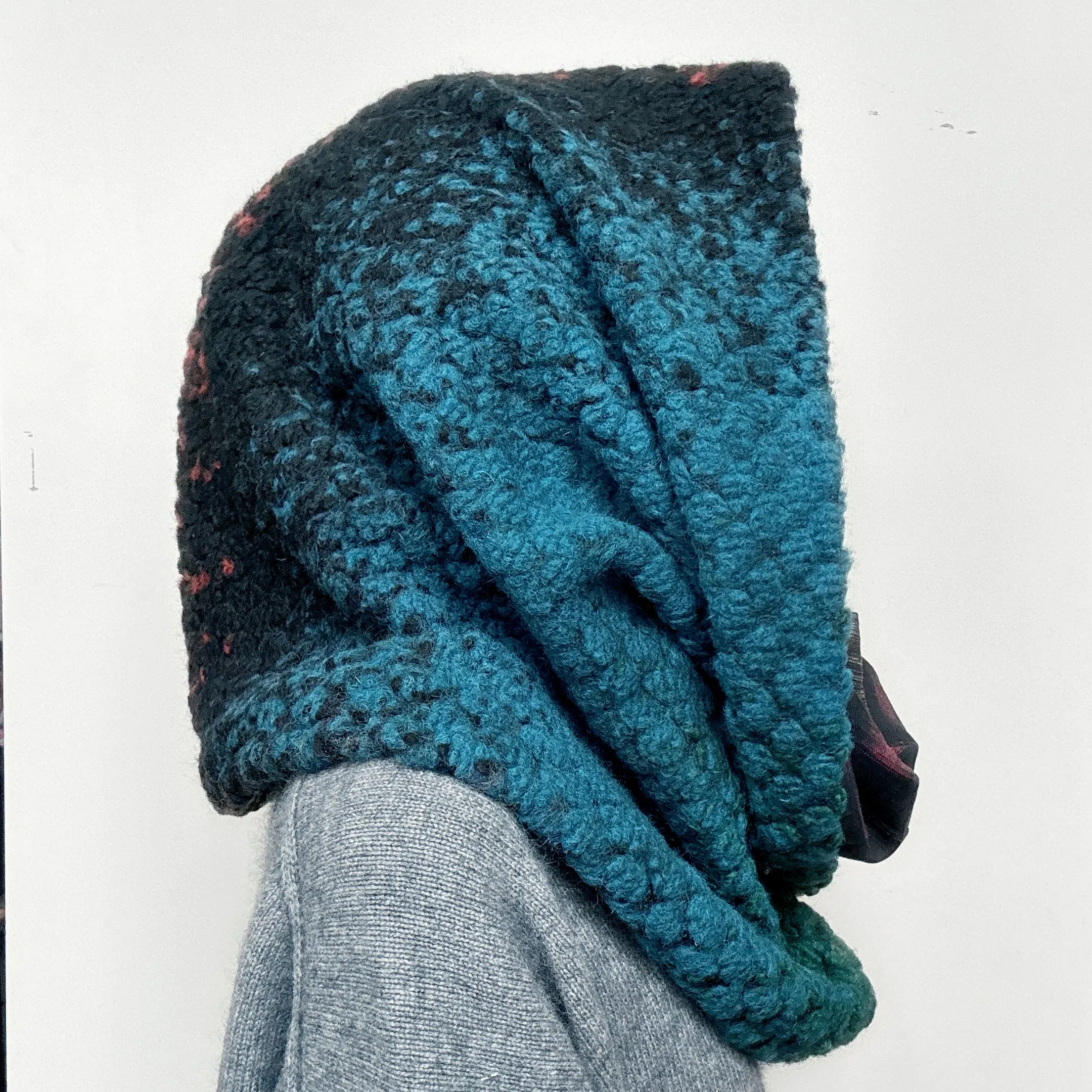 Large size Snood scarf Fall color