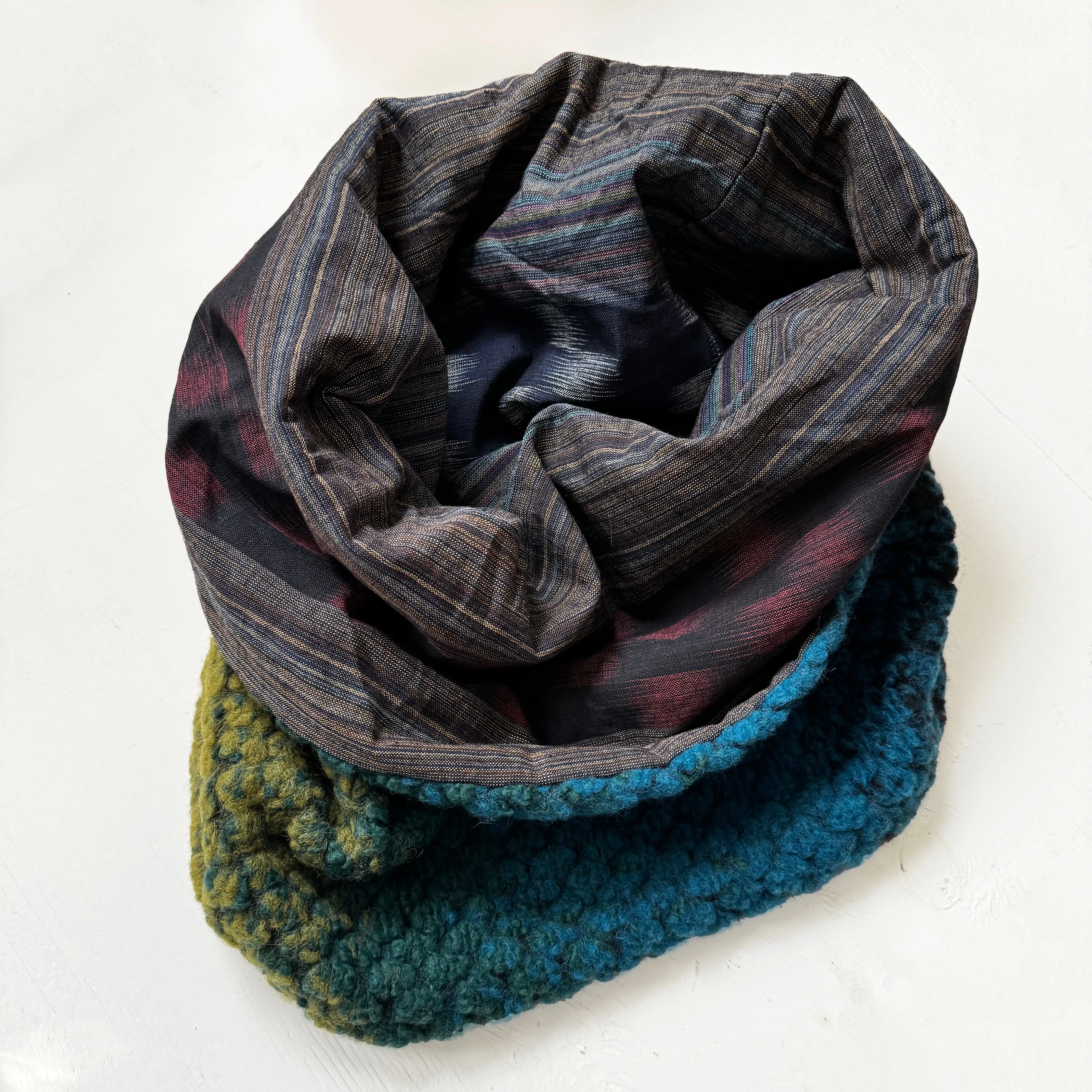 Large size Snood scarf Fall color