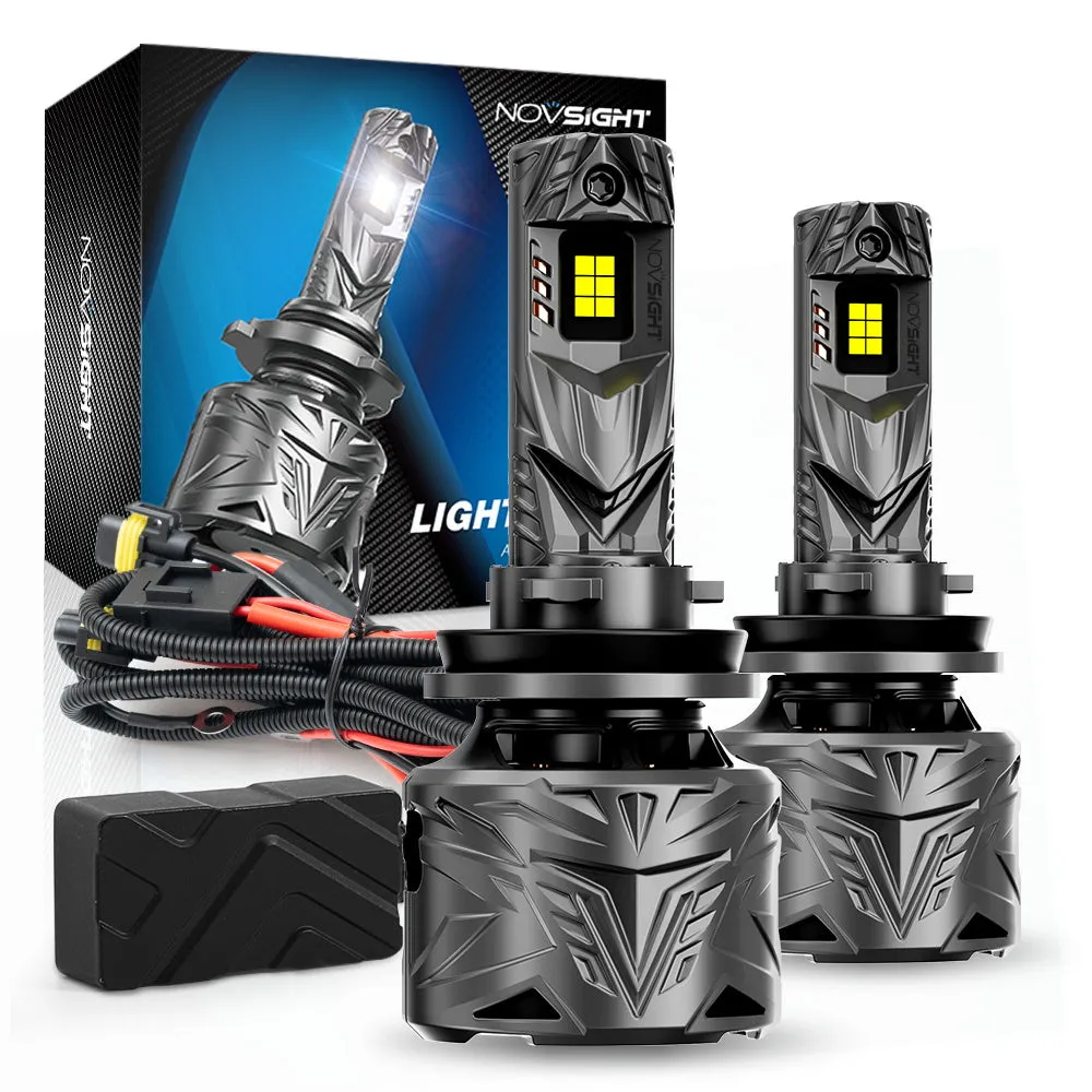 N70 Series | H11 H9 H8 LED Bulbs Super Bright Headlights 240W 50000LM 6500K White | 2 Bulbs