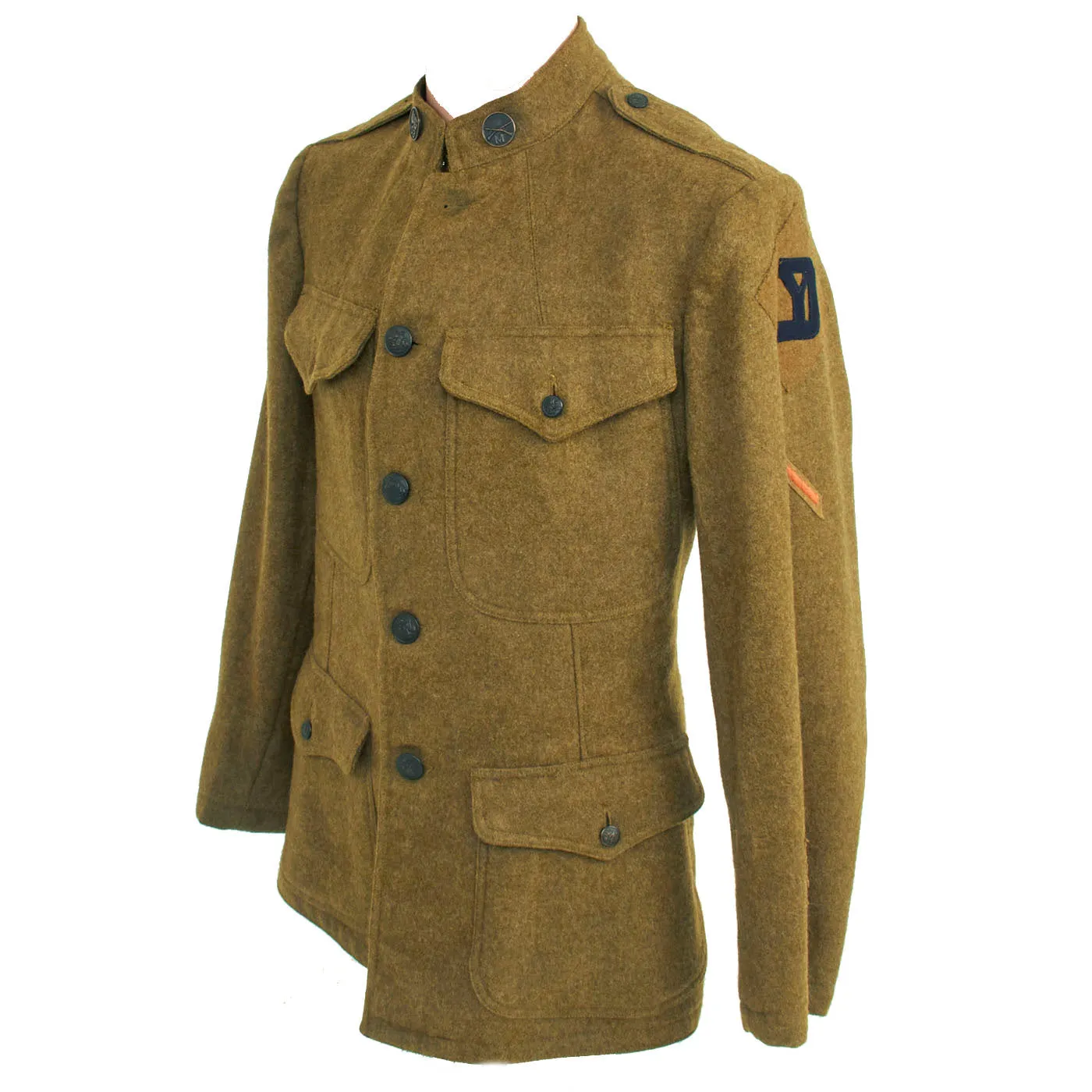 Original U.S. WWI 26th Infantry Division Named Uniform Set With Documents and Research - “Yankee Division”