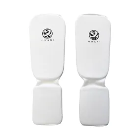 Owari Elastic Karate Shin Guards & Instep Pads Martial Arts
