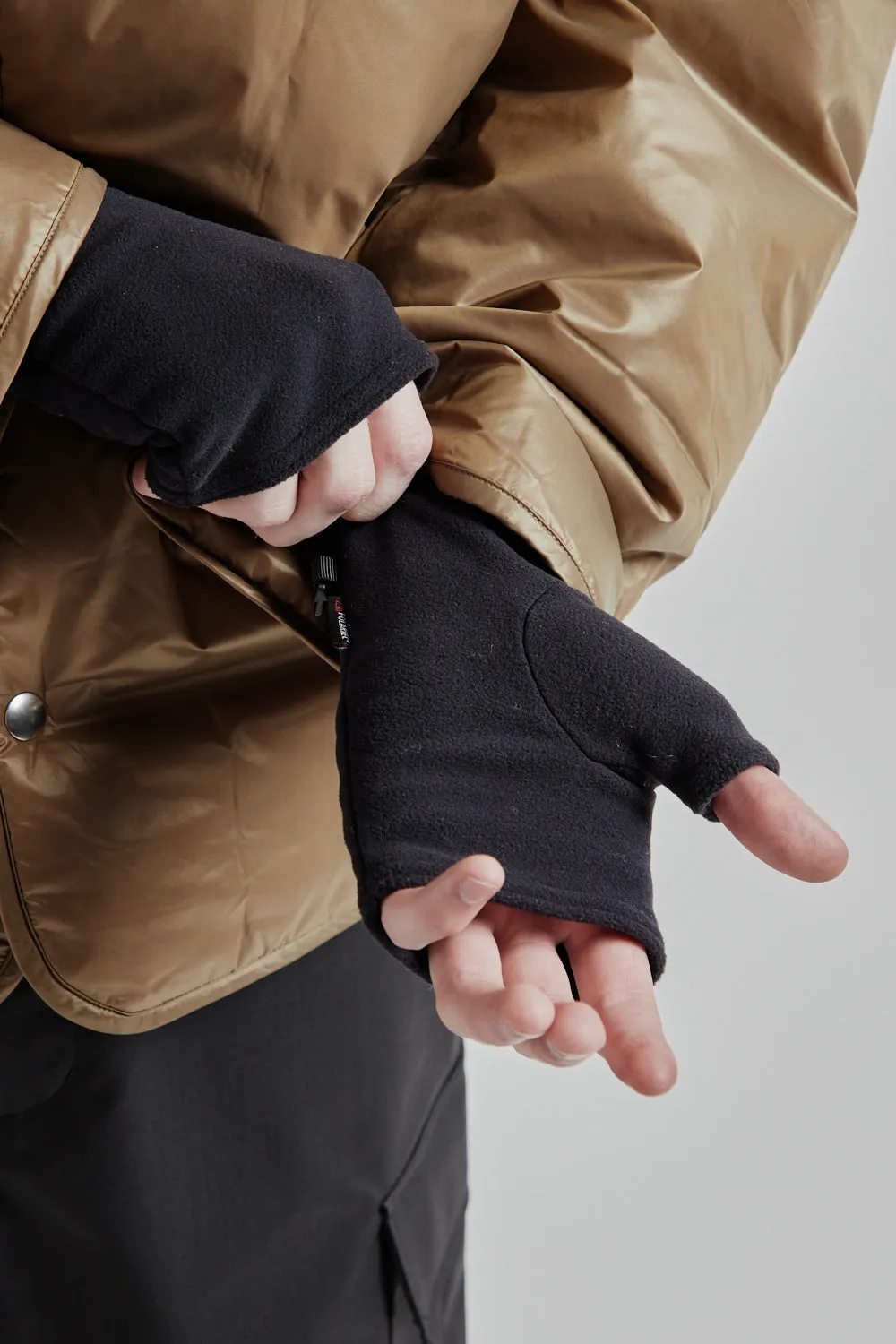 POLARTEC Wind Pro Fingerless Gloves - Black