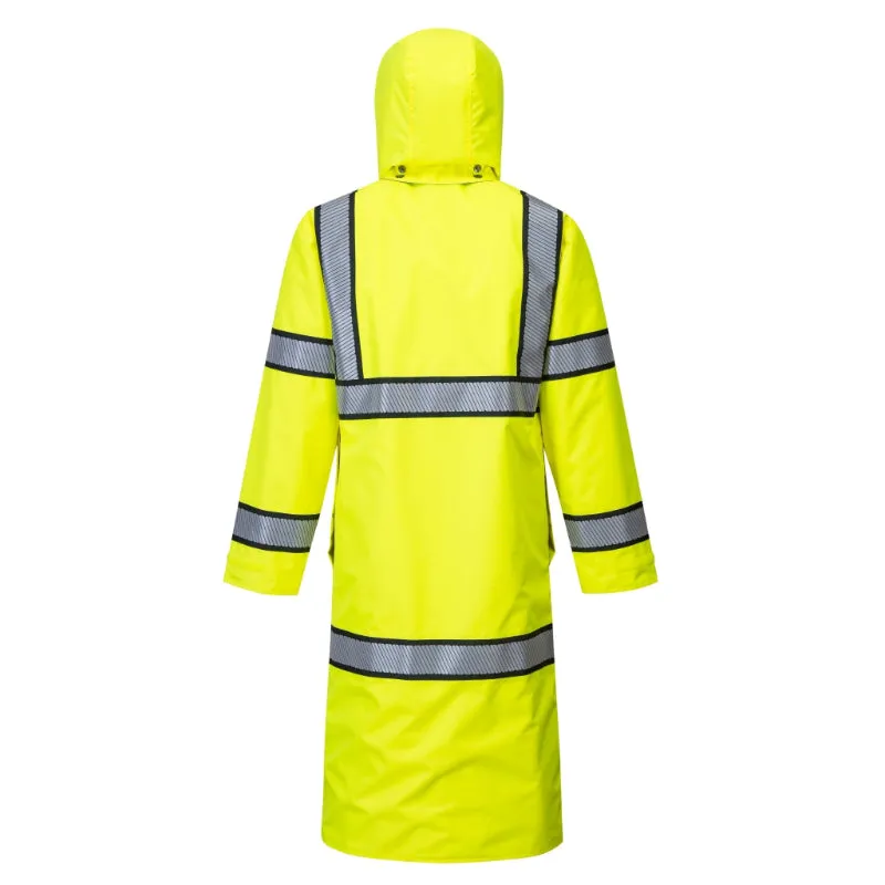 PORTWEST® Hi Vis Reversible Waterproof Trench coat - ANSI Class 3 - UH447