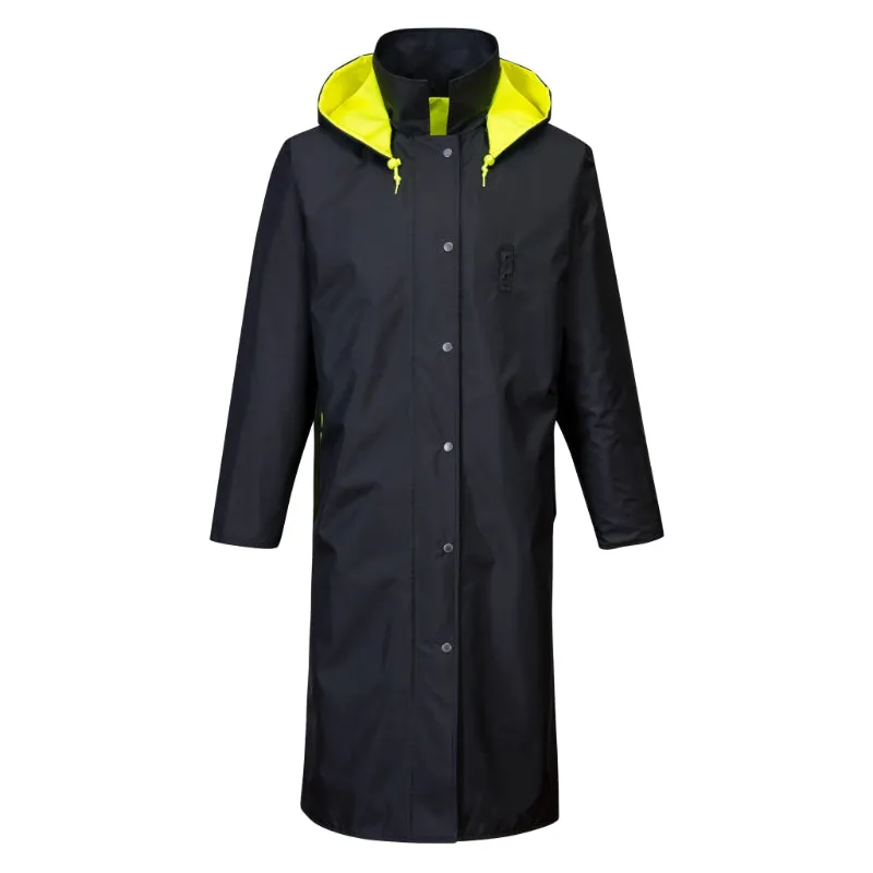 PORTWEST® Hi Vis Reversible Waterproof Trench coat - ANSI Class 3 - UH447
