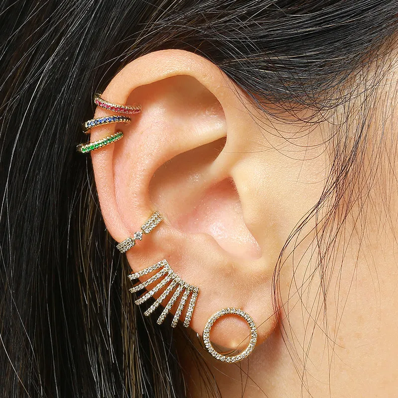 Ruby Single Ear Cuff