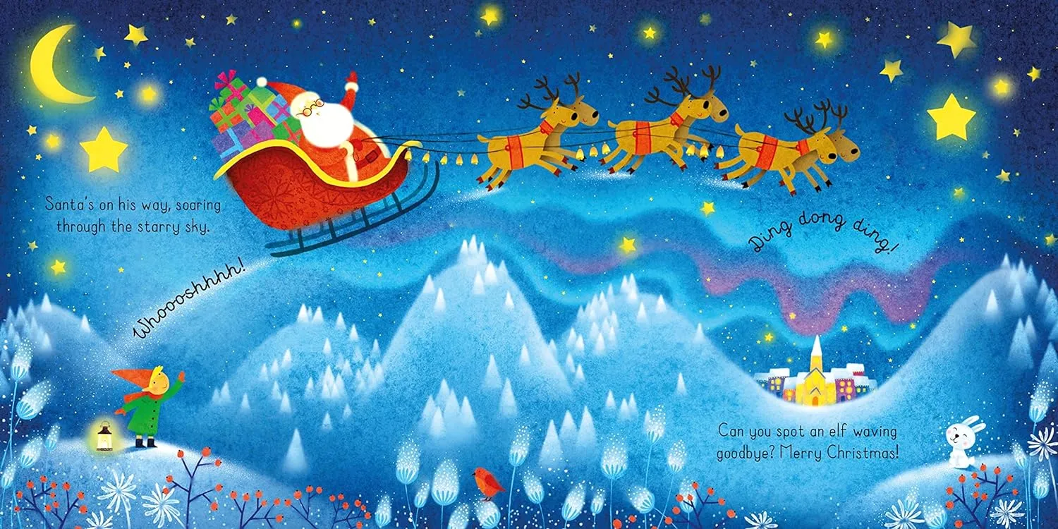 Santa - Usborne Book and 3 Jigsaws