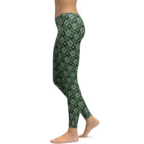 Shamrock Pattern Leggings